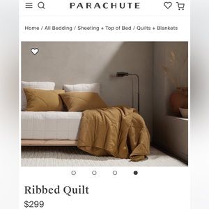 Parachute Home Queen Quilt (New condition!)